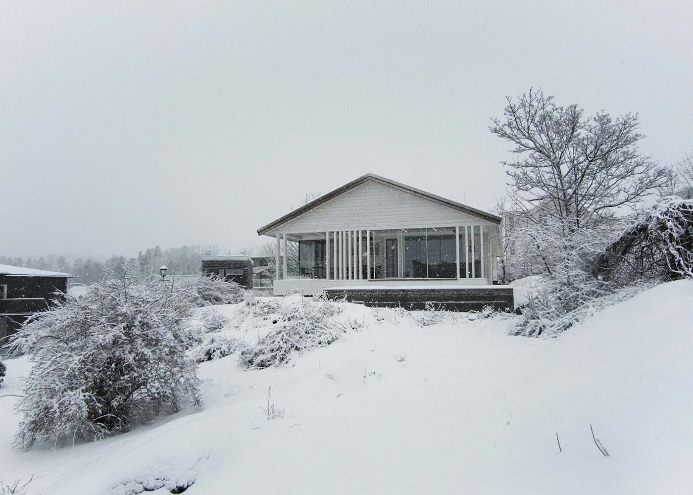 Wood house